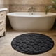 thumbnail image 4 of CaiYueKe Round Pebble Bath Mat Memory Foam - Non Slip Super Absorbent Shaggy Bathroom Rug Machine Washable Quick Dry Soft Shower Mats Water Absorbing Floor Mat for Bath Tub, 4 of 7