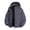 Dark Gray, variant on Mens 3 In 1 Waterproof Windproof Hooded Jacket Fleece Liner Outdoor Hiking Skiing Winter Warm Coat