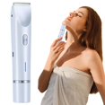 thumbnail image 2 of Bikini Hair Removal Trimmer for Women - 2 in 1 Dual Head Electric Shaver, Waterproof Rechargeable Hair Removal Tool, USB Charging Lady Razor for Legs Underarm Body Grooming, 2 of 7