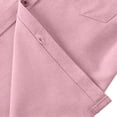 thumbnail image 5 of UACY Toddler Boys Button Up Dress Shirt Kids Long Sleeve Cotton T-Shirt Soft Trendy Blouses Simple Tops Tees (Pink, 11-12 Years), 5 of 8