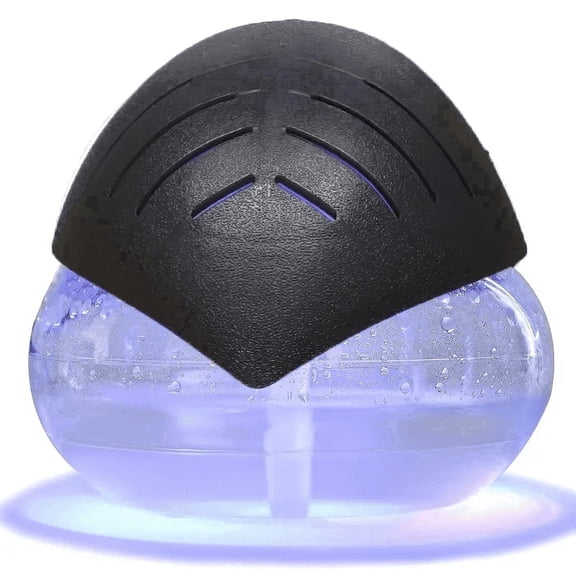 Leaf Humidifier 1800ML Large Capacity Ultrasonic Cool Mist Humidifier with Green LED Color Changing Lights, Air Freshener, Black