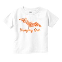 Cute Haunted House Halloween Bat Toddler Boy Girl T Shirt Infant Toddler Brisco Brands 12M