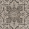 thumbnail image 3 of SAFAVIEH Beach House Orville Indoor/Outdoor Area Rug Light Grey/Charcoal, 4' x 6', 3 of 4