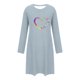thumbnail image 4 of HongQid Nightgowns for Women Soft Grpahic House Dress Long Sleeve Sleep Shirts Fall Sleepwear Night Gown Nightshirt, 4 of 6