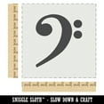 thumbnail image 2 of Bass Clef Music DIY Cookie Wall Craft Stencil - 9.0 Inch, 2 of 5