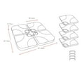 thumbnail image 3 of CorLiving 60L Patio Umbrella Base Weights with Attachment Hooks, 3 of 3