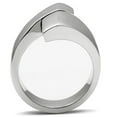 thumbnail image 3 of Luxe Jewelry Designs Women's Stainless Steel High Polished Ring - Size 5 (Pack of 3), 3 of 4
