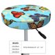 thumbnail image 4 of Disketp Multicolored Butterflies Funda Redonda para Taburete, Funda de Cojín para Silla de Bar Suave y Elástica-13 inch, 4 of 7