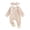 Z01-Beige, variant on larppty Newborn Baby Girl Romper Zip Ruffle Bodysuit One Piece Jumpsuit Baby Girl Clothes Coming Home Outfits