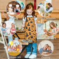 thumbnail image 6 of Witch Hat Halloween Pattern Kids Aprons for Girls and Boys,Adjustable Neck Strap Toddler Aprons for Kids Cooking Baking, 6 of 7