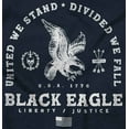 thumbnail image 2 of United We Stand Black Eagle Liberty Unisex Fleece Graphic Zip Up Hoodie Brisco Brands 3X, 2 of 6
