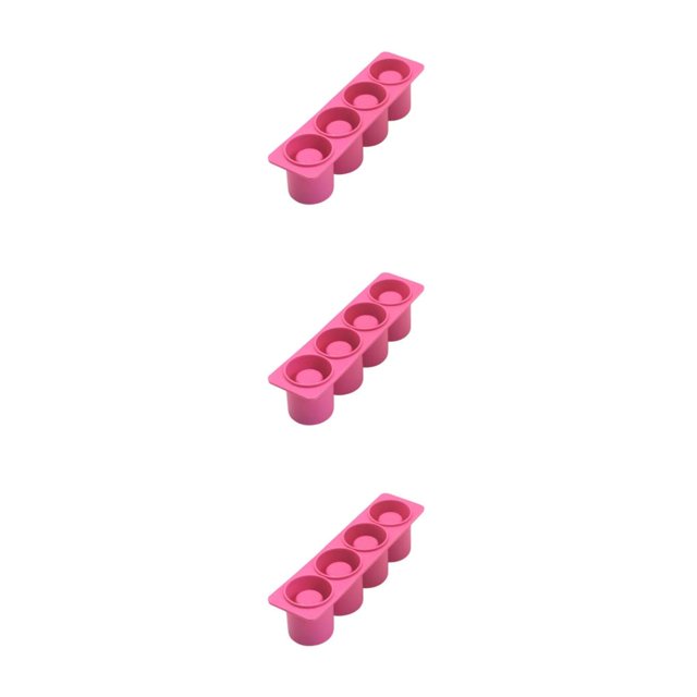 Matsuzay Herramientas para cubitos de hielo de 4 agujeros, bandeja para moldes, silicona de fácil liberación, reutilizable, Flexible, ligera Type1 NO1