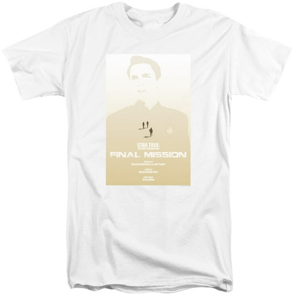 Star Trek Tng Season 4 Episode 9 Adult Tall T-Shirt 18/1 T-Shirt White
