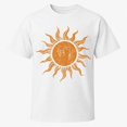 thumbnail image 4 of Vintage Sun Graphic T-Shirt, Unisex Classic Fit Celestial Boho Tee, 4 of 9