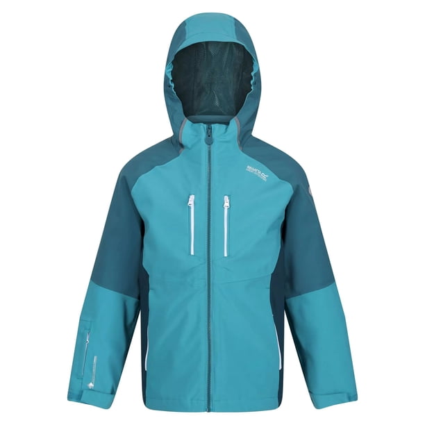 Regatta - Chaqueta Impermeable Hydrate VII para Niños/Niñas (Azul de Pagoda, Libélula) Regatta UTRG8217_pagodabluedragonfly