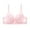 Pink, variant on Lace Lingerie Wirefree Bra for Women Sexy Underwear Gathered Bra Plus Size Adjustable Comfortable Plunge Bras (X-Large, Pink)
