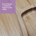 thumbnail image 4 of Plato Extendido Ecowood de Bambú y Base de Silicona con Divisiones para Bebe y Niño Ecowood  Plato y cuchara de bambú, 4 of 6