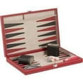 thumbnail image 1 of CHH backgammon valise cuirette rouge, 1 of 1