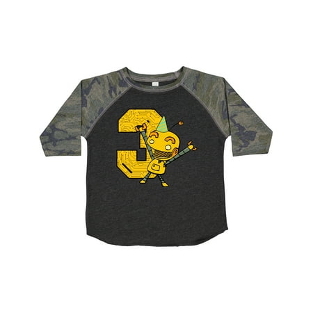 

Inktastic Robot 3rd Birthday Gift Toddler Boy or Toddler Girl T-Shirt