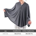 thumbnail image 4 of Comfortable Baby Feeding Shawl Cotton Privacy Protecor Nursing Sleeve Wearable Shawl for Mom Outdoor Use, 4 of 9