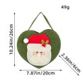 thumbnail image 4 of Yhmxh Christmas Gift Bags Felt Christmas Tote Bags with Handles, Christmas Gift Doll Bags Reusable Snowman Treat Boxes for Xmas Holiday Party Christmas Gift Bags Felt Christmas Candy & Cookies Bags, 4 of 7