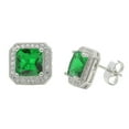 thumbnail image 2 of Cate & Chloe Londyn 18k White Gold Plated Green Emerald Jewelry Set with Simulated Diamonds Gift for Women, 2 of 8
