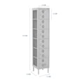 thumbnail image 3 of Locker Casillero Guardex C/ 6 Puertas Antiderrapante, 3 of 7