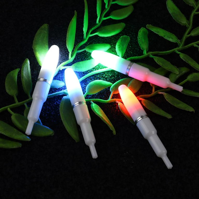 Durable Night Fishing Gear Fluorescent Light Eye-catching Glow Stick LED  Float Tail Lights Electronic Floats Electric Lightstick WHITE