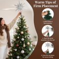 thumbnail image 5 of Lewondr Christmas Star Tree Topper with Timer Function,11 inch Multilayer Hexagonal Tree Toppers with 8 Light Modes for Home Holiday Xmas, USB Remote Controlled,Silver, 5 of 9