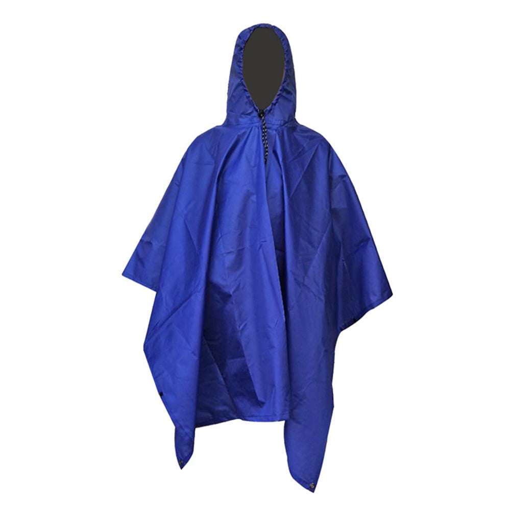 DEDEYUPI Disposable Raincoat Raincoat Adults Backpacks Men and Women Long Outdoor Travel Mountaineering Fishing Hiking Hats Waterproof Transparent Poncho 