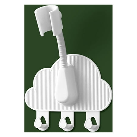 

Tswift Bathroom Shower Bracket Punch-Free Traceless Adjustable Hook Holder Shower Shower Adjustable Rack Head Wall No-Punching 360° Rotatable Mount Bathroom Products