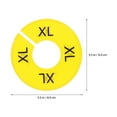thumbnail image 3 of 8Pcs Hanger Closet Dividers for Clothes Rack Simple Appearance Multi Colored, 3 of 4