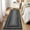 2*10ft-black, variant on Braided Print Hallway Runner Rug 2x8 Non Slip Machine Washable Floor Cover, Low Pile Farmhouse Rustic Bordered Carpet for Kitchen, Indoor Foldable Accent Rug for Bedroom, Natural