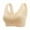 Beige Womens Bras, variant on Womens Seamless Bras No Underwire Push Up Bralettes for Women ABC Cup Lightly Lined Comfortable Sport Bras