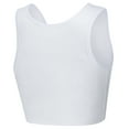 thumbnail image 5 of XUJI Women Elastic Chest Binder Breathable Cotton Slim Fit Tank Top (W, L), 5 of 8