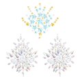 thumbnail image 2 of Chest Stickers Rhinestones Body Jewels Stick Festival Body Decoration 2Sets, 2 of 2