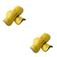 thumbnail image 4 of relayinert Protection de Mollet Réglable EVA pour la Formation de Football Léger Soutien de Genou Adulte Jaune Adulte 2Set, 4 of 6