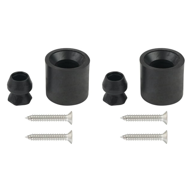 Kit de Support de Porte de Remorque, 2 Ensembles de Supports de Porte en Caoutchouc Profil Bas pour Remorque RV