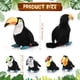 thumbnail image 2 of Peluche HyDren Toucan de peluche con 4 bebés, 36 cm, 2 of 6