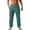 Green, variant on Solid Color Casual Trousers Comfortable Relaxed Fit Elastic Waist Lightweight Breathable for Daily Wear 42x29 Mens Pants Outdoor Body Central Pants Crease Pants Band Chinos Men Slack Pants