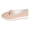 Khaki, variant on Women's Loafers Slip on Flat Work Shoes Fashion Metal Chain Casual Moccasins Penny Loafers Round Toe Ladies Dress Shoes Low Wedge Walking Shoes Green Size 7.5