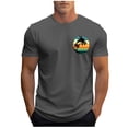 thumbnail image 1 of Eres Más Que una Camisa de Puntuación de Prueba Nueva Moda Casual Hombres Imprimir Camiseta Deportiva Manga Corta Blusas de Cuello Redondo, 1 of 1