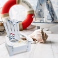 thumbnail image 4 of 1×Miniature Beach Chair Ornament Clearance! Beach Chair Home Decoration Ornaments Creative Cute Ornaments Ocean Beach Chair Decoration Ornaments 1Pc Small Beach Chair Sailboat Model, Home Decor, 4 of 4