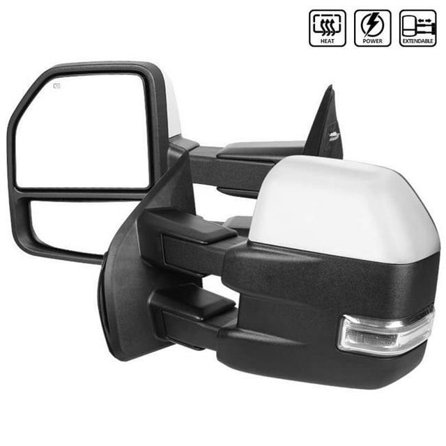 Spec D Tuning RMX-F15015F4H-P-FS Miroirs de Remorquage pour Ford F150 2015-2017 - Chrome