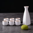thumbnail image 6 of Nishiyuenyi Japanese Sake Set Ceramic Sake Pot and Sake Cups for Tea Party Office Drawer B, 6 of 9