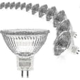thumbnail image 1 of 12 Pack Dimmable 12v 20w Mr16 Halogen Bulb 2700k Warm White Gu5.3 2 Pin (mr16-20w-12p), 1 of 4