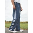 Kingsize Men's Big & Tall Striped Lightweight Sweatpants