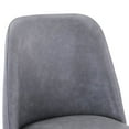 thumbnail image 6 of Jofran Maddox Mid-Century Modern Faux Leather Upholstered Counter Height Barstool (Set of 2), 6 of 7