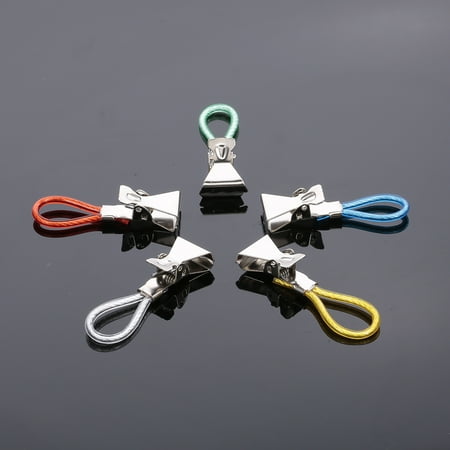 10pcs Tea Towel Clips Cloth Hanging Metal Clips Hand Towel For