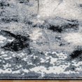 thumbnail image 3 of Ladole Rugs Everest Collection Siesta Abstract Contemporary Style Smooth Area Rug Carpet for Dining Room, Bedroom, Living Room in Grey, 5x8(5'3" x 7'6", 160cm x 230cm), 3 of 4